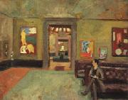 Roger Fry A Room in the Second Post-Impressionist Exhibition(The Matisse Room) oil painting on canvas